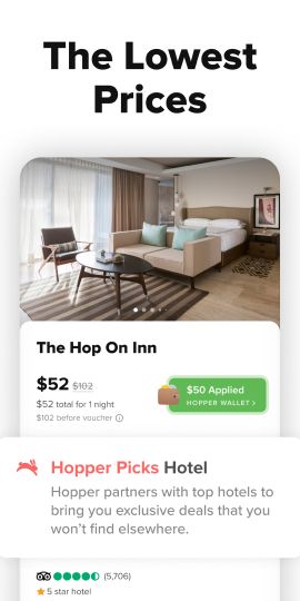 Hopper: Hotels, Flights & Cars