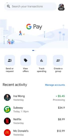 Google Pay: Save and Pay